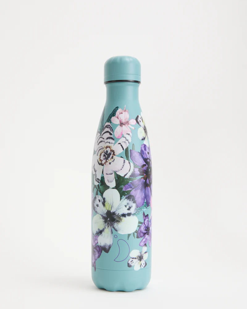 Chilly’s Water Bottle Feathered Florals 500ml