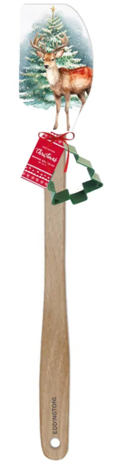 Eddingtons Christmas Silicone Spatula And Christmas Tree Cutter Winter Wonderland