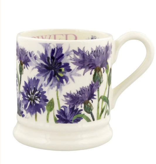 Emma Bridgewater Flowers Cornflower 1/2 Pint Mug