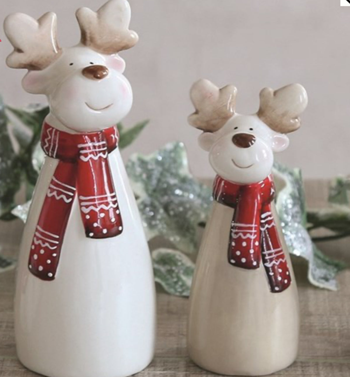 Reindeer With Scarf 12.5cm