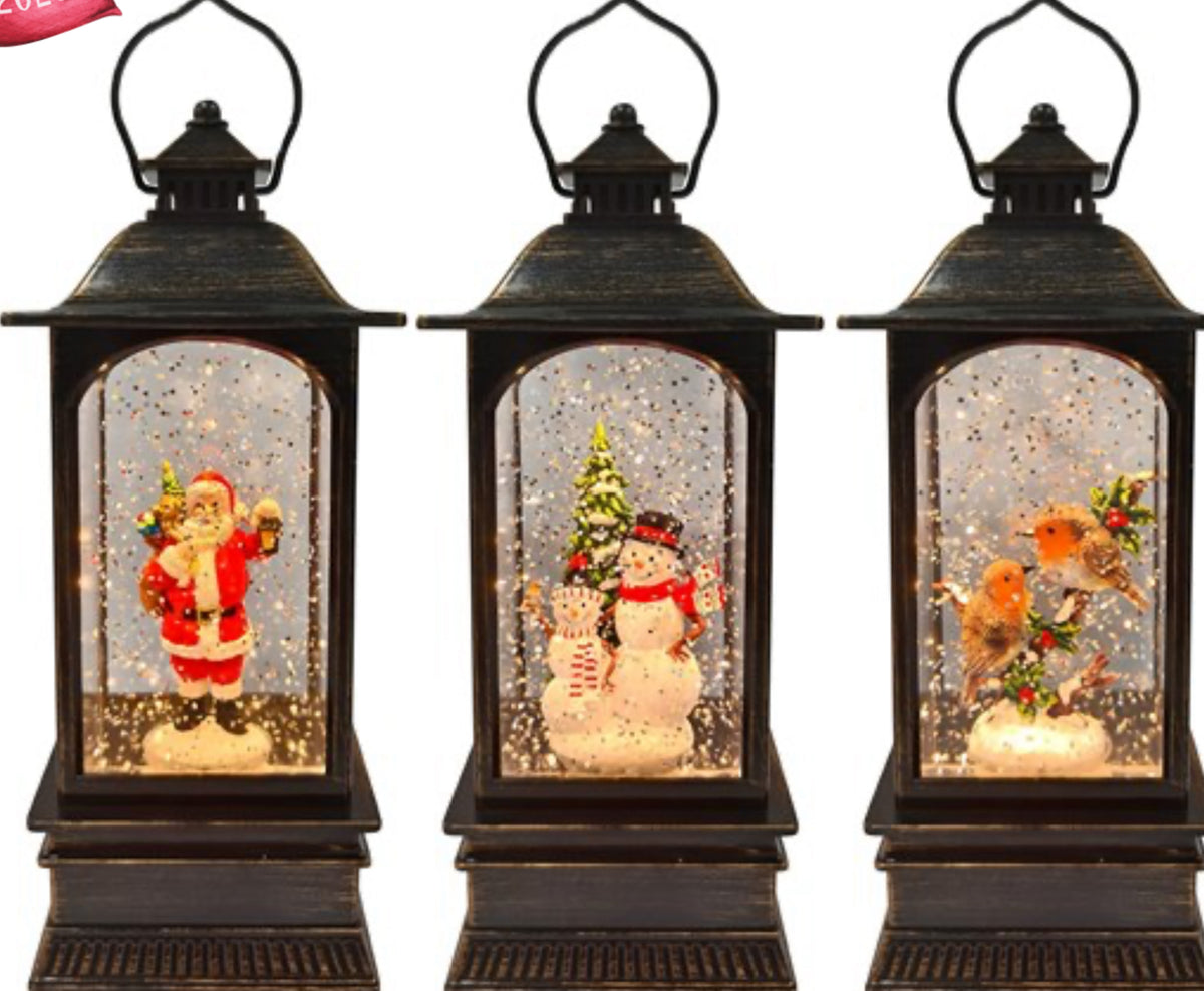 LED Xmas Spinner 22cm Assorted