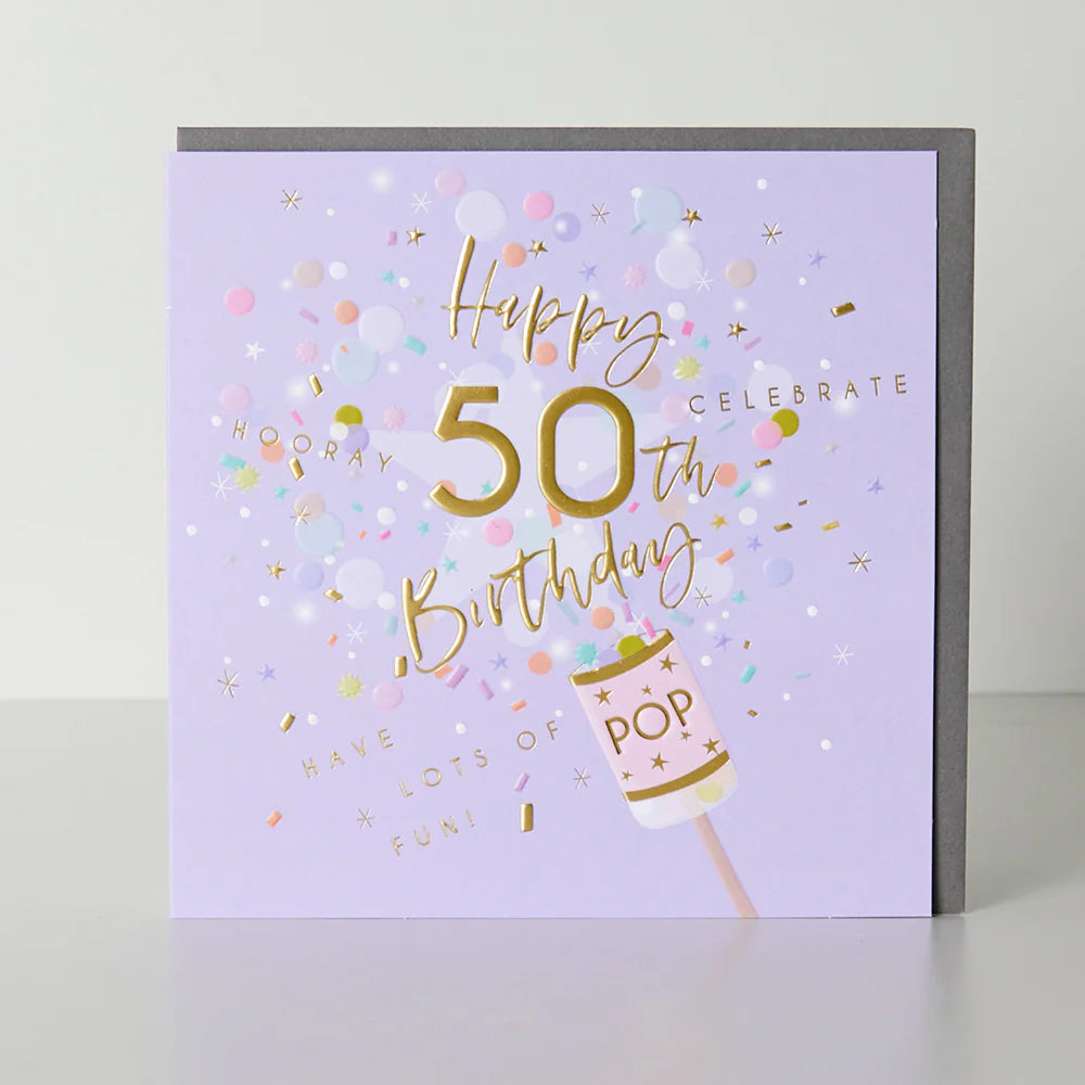 Age 50th Party Popper