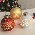 Christmas LED Glass Bauble Assorted
