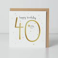 Belly Button Designs 40th Birthday Birdie Card