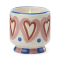 Paddywax A Dopo Hearts Ceramic Candle Rosewood Vanilla