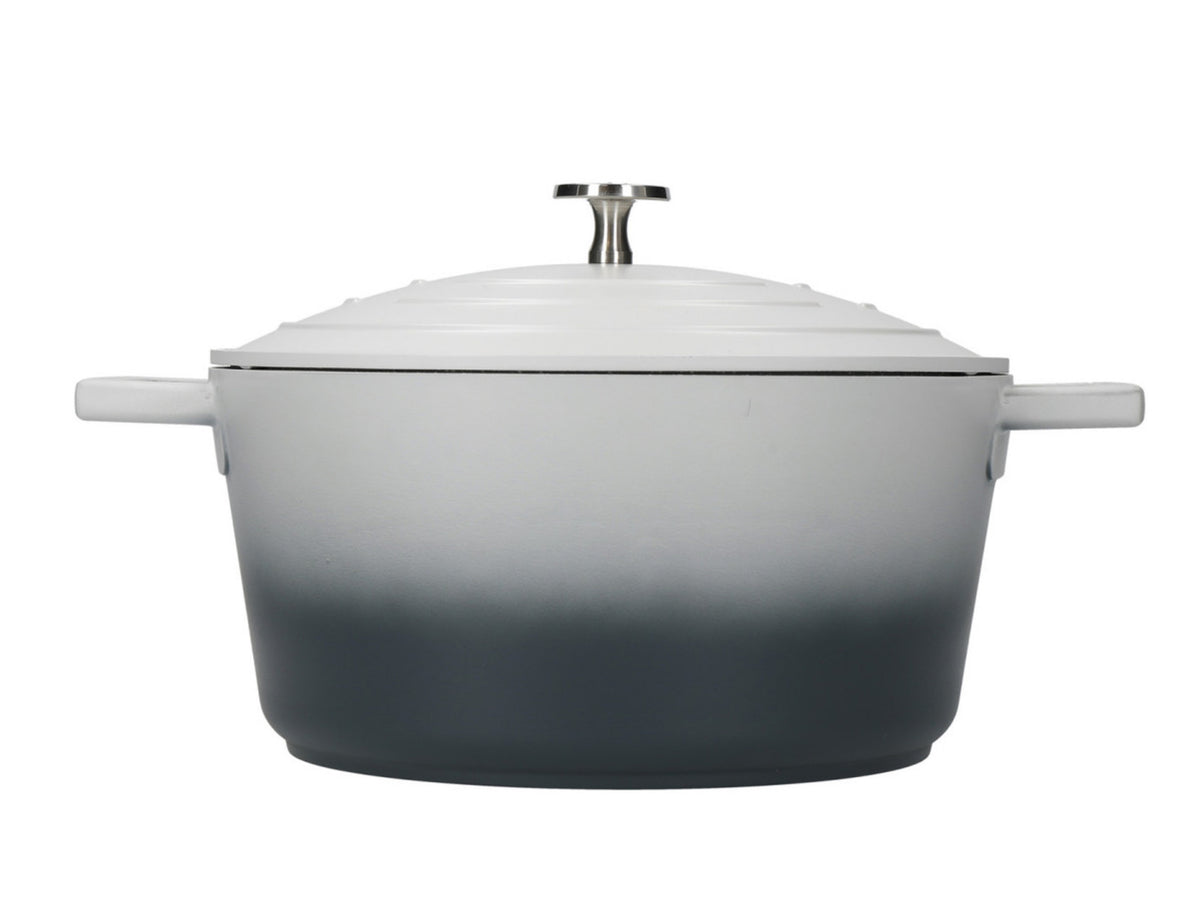 MasterClass Cast Aluminium Casserole Dish Grey Ombre 4Ltr