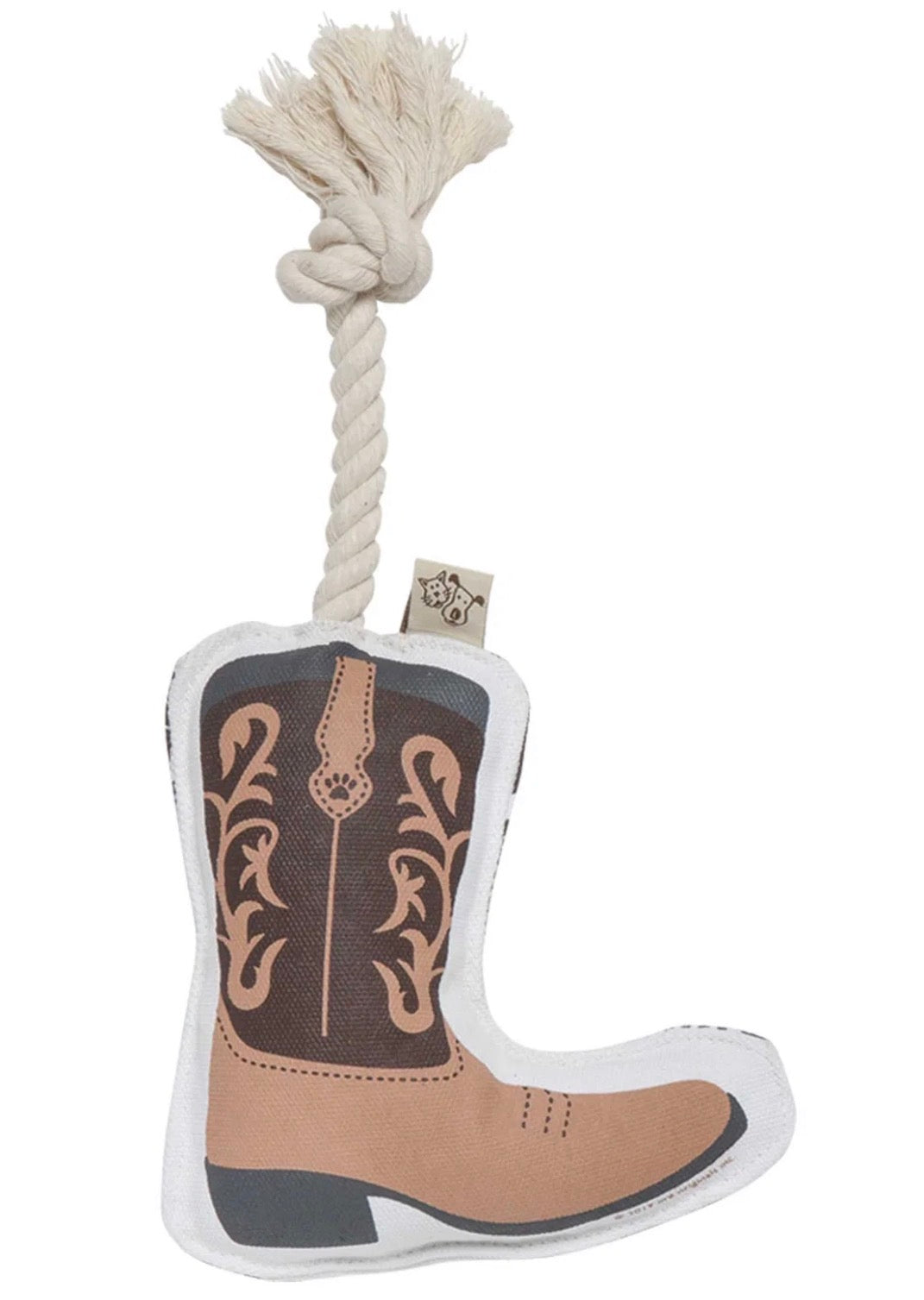 Speckle & Spot Pet Rope Toy - Cowboy Boot