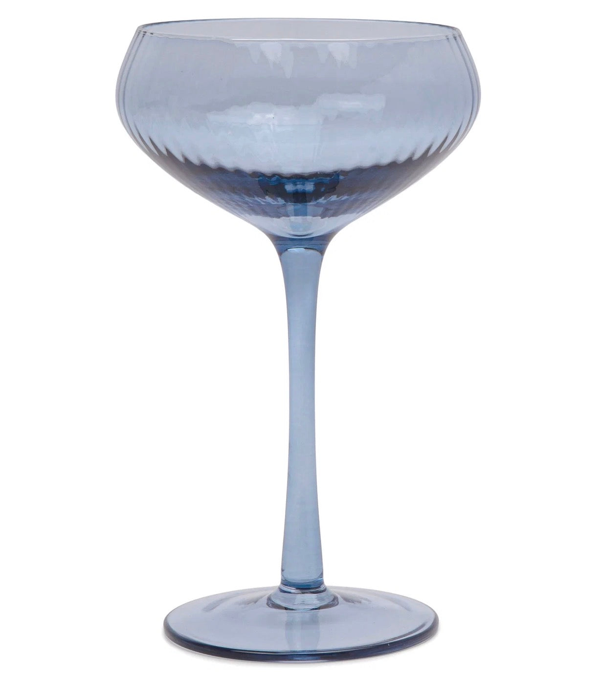 The Lou Coupe Glass - Set Of 2 - Blue
