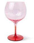 The Charlie Copa Glass - Set Of 2 - Blush + Cherry