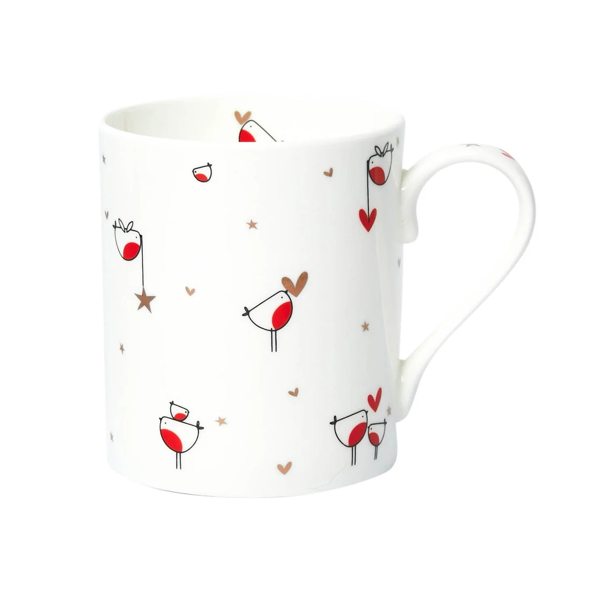 Belly Button Designs Robins Fine Bone China Mug