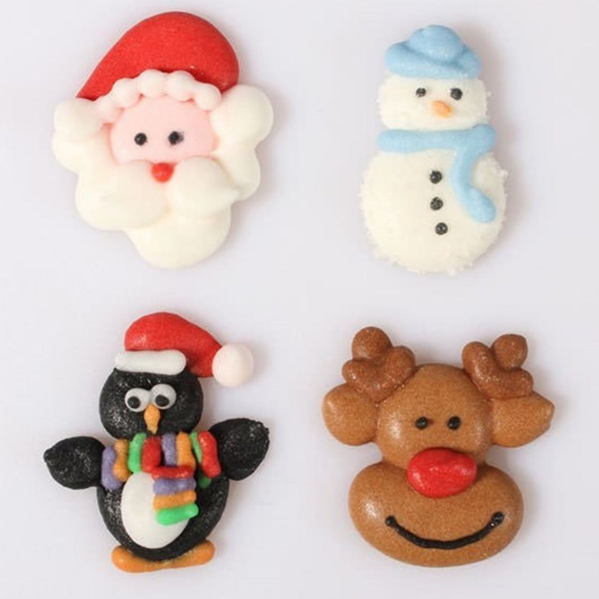 Culpitt Christmas Friends Cake Decorations Pack of 12