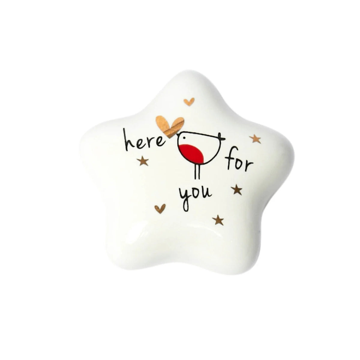 Belly Button Designs Porcelain Token Here For You
