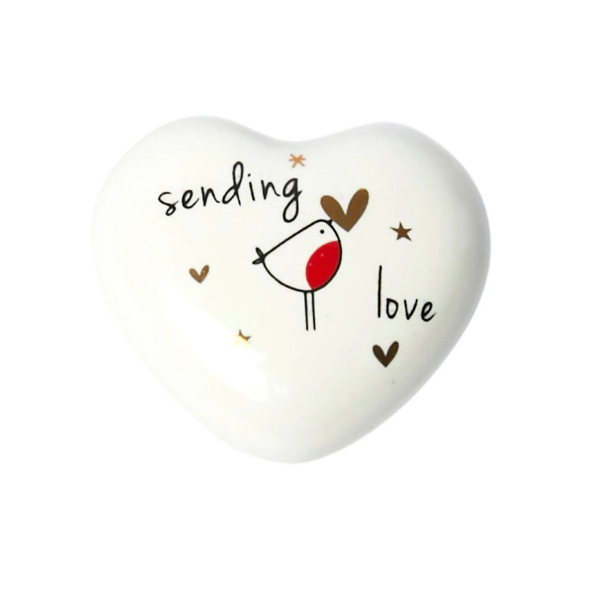 Belly Button Designs Porcelain Token Sending Love