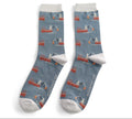 Mr Sparrow Gone Fishing Socks Denim