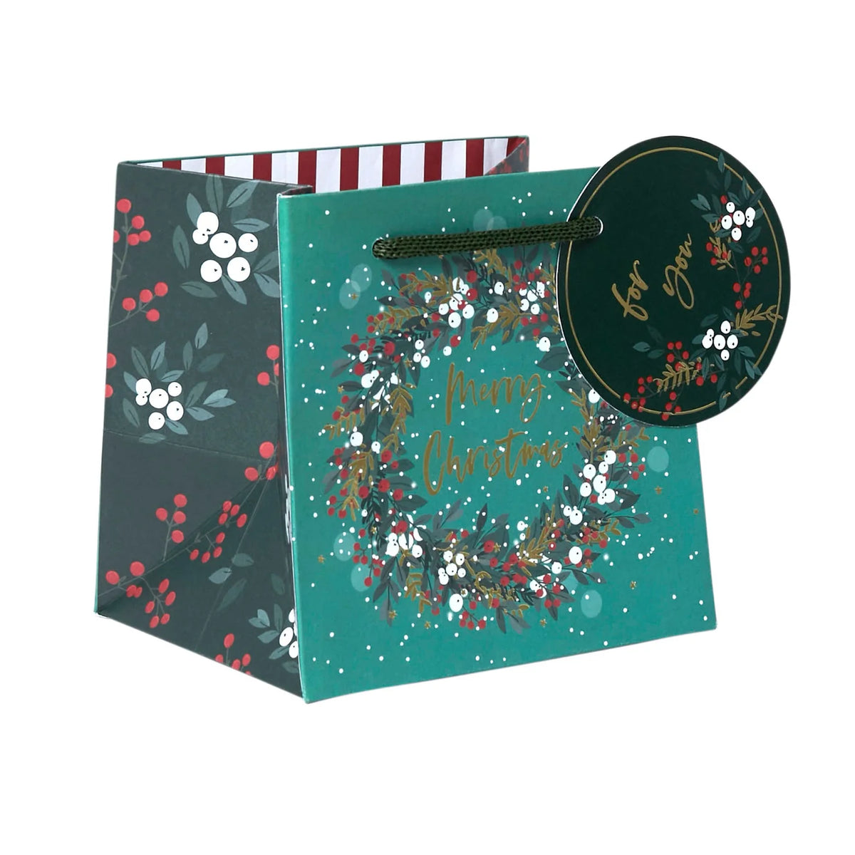 Belly Button Designs Wreath Mug Gift Bag