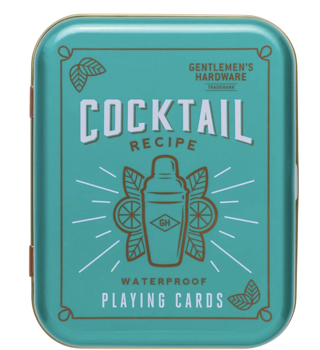 Gentleman’s Hardware Cocktail Themed Playing Cards