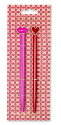 Design Works PinWheel Pink Pen & Pouch Set