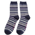 Mr Sparrow Multi Stripes Socks Grey