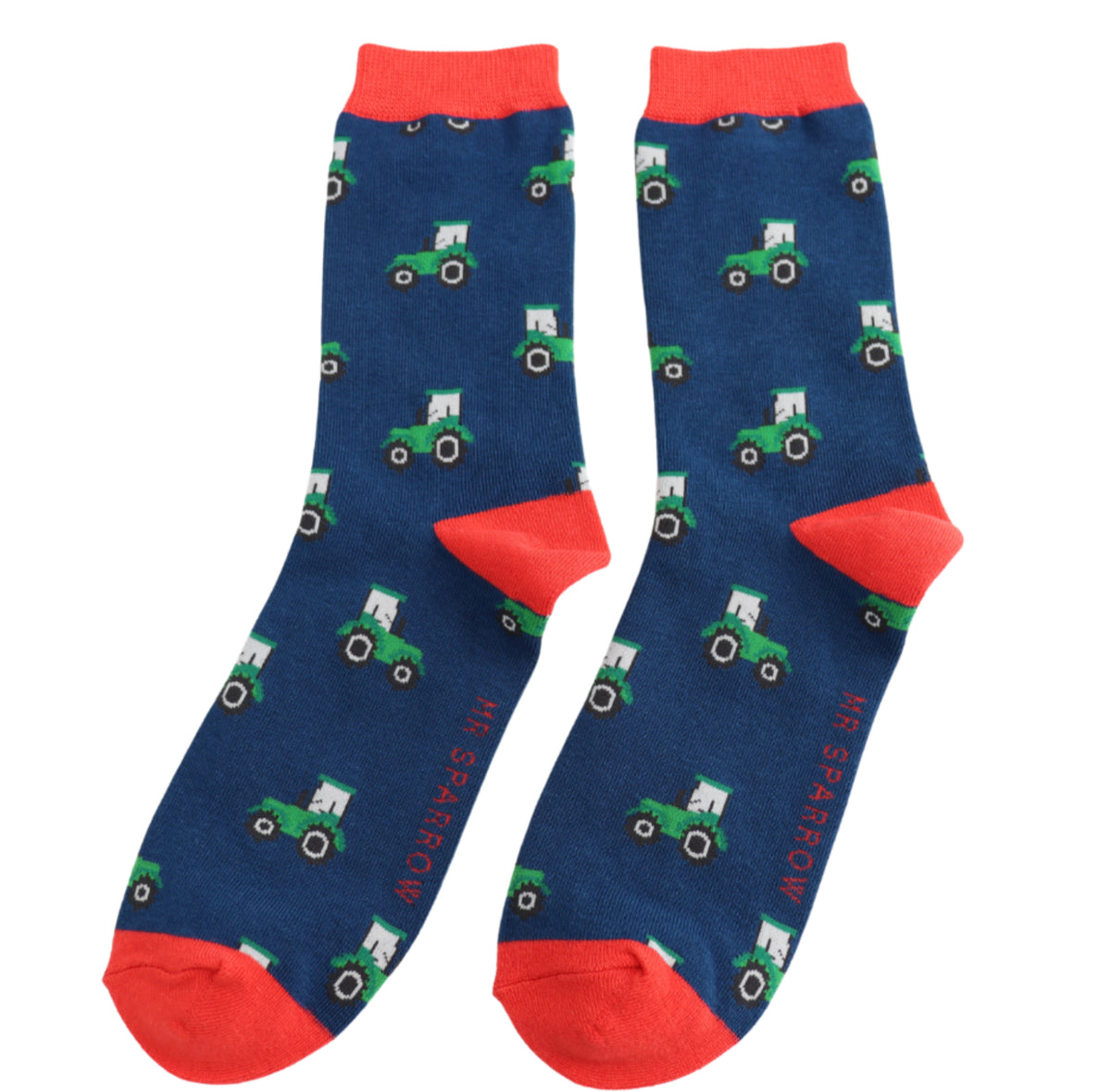 Mr Sparrow Tractor Socks Navy