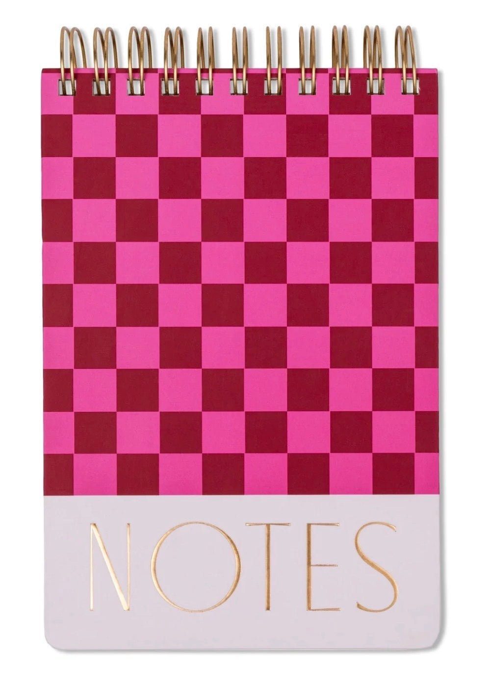Design Works Large Chunky Burgundy & Pink Notepad