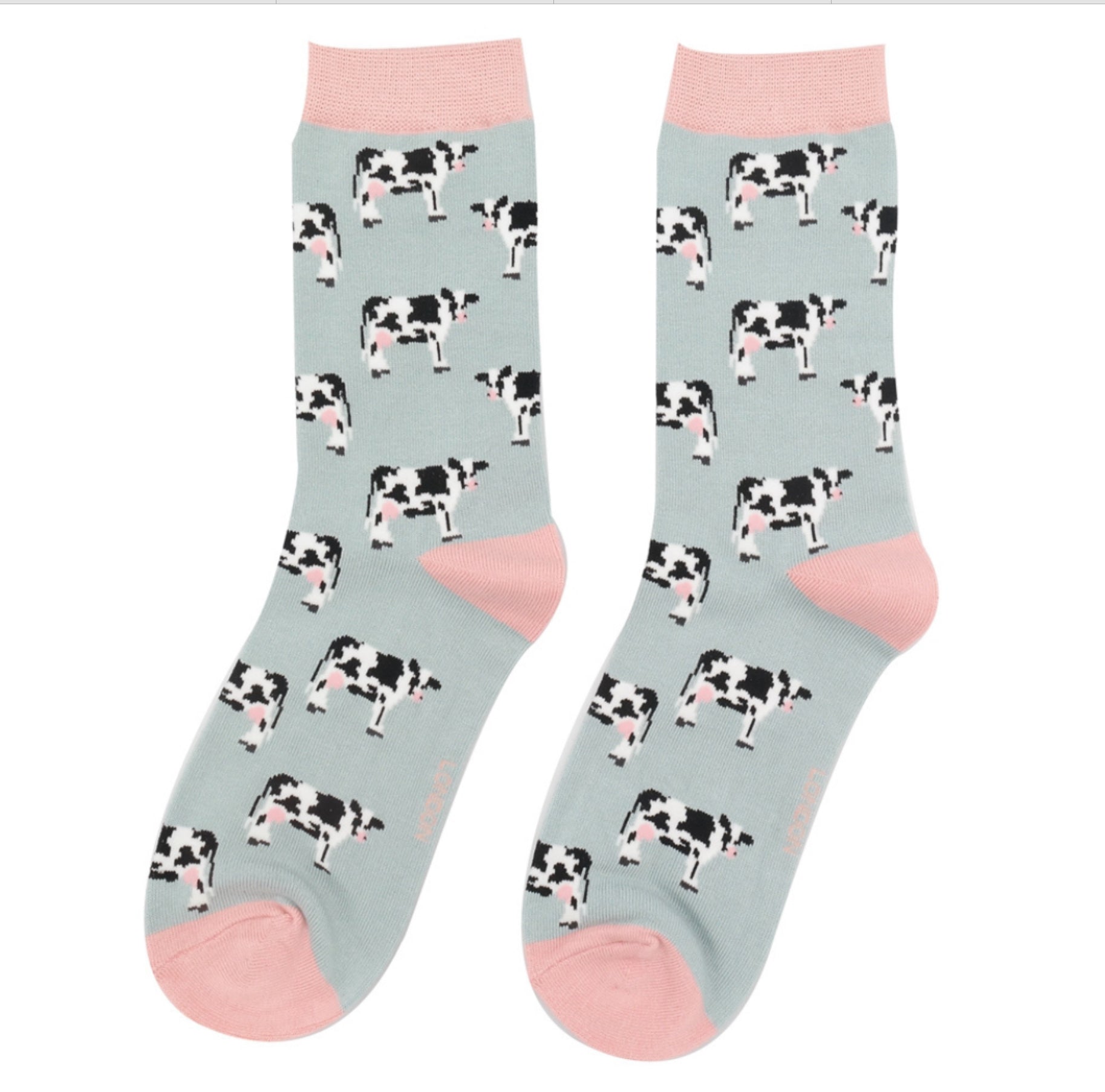 Miss Sparrow Cows Socks Duck Egg