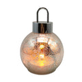 Straits LED Antique Glass Bauble 12 x 16 cm