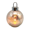 Straits LED Antique Glass Bauble 15 x 20 cm