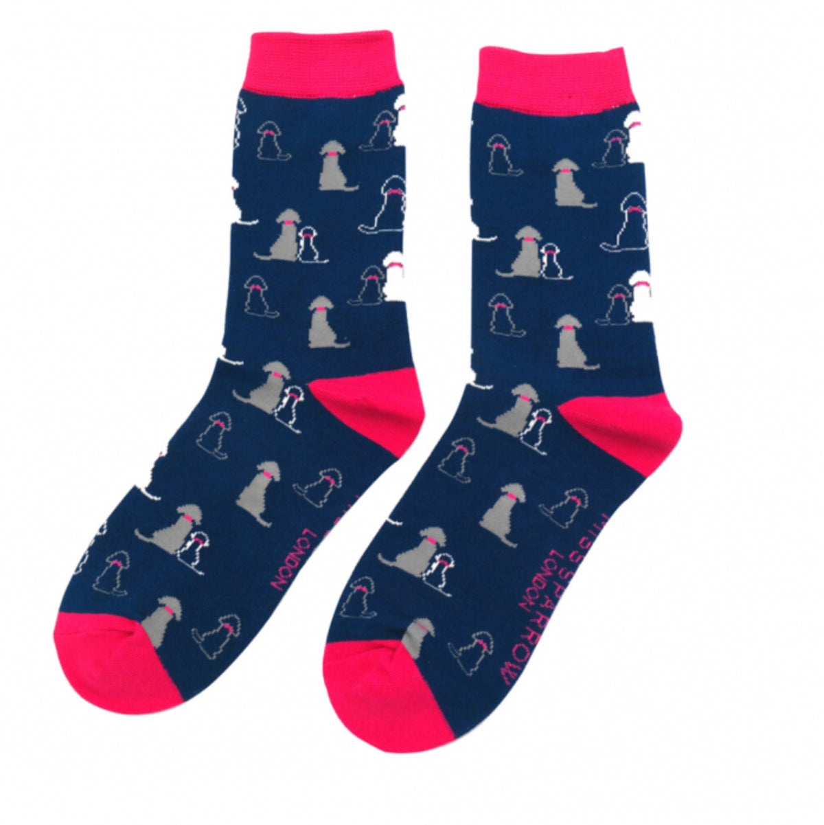 Miss Sparrow Retriever Socks Navy