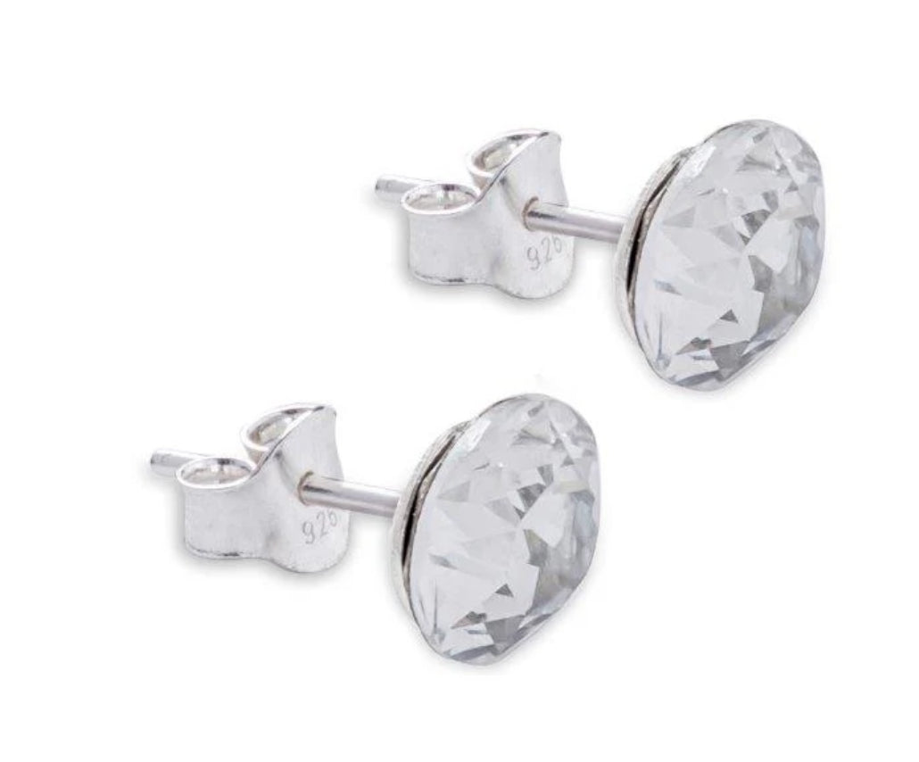 Byzantium Chaton Crystal Studs 8mm