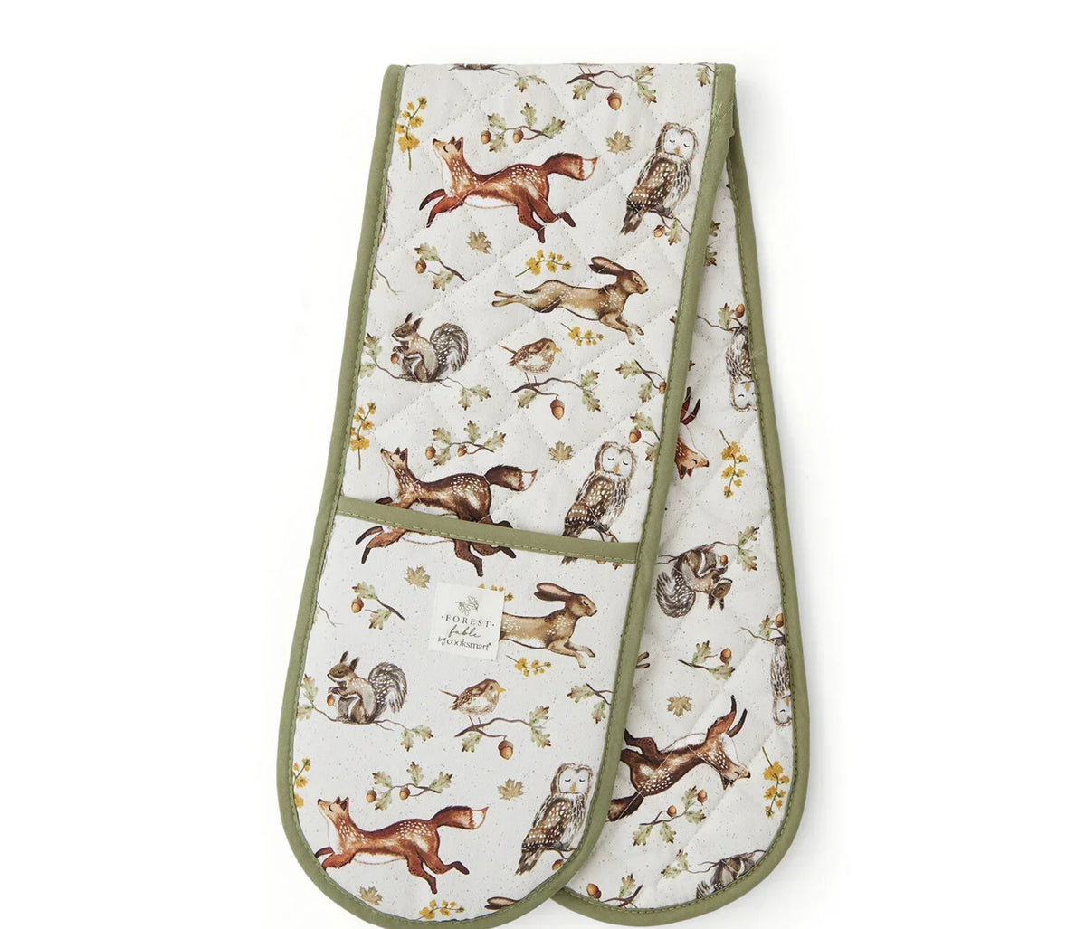Cooksmart Forest Fable Double Oven Glove