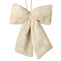 Heaven Sends Cream Fur Bow