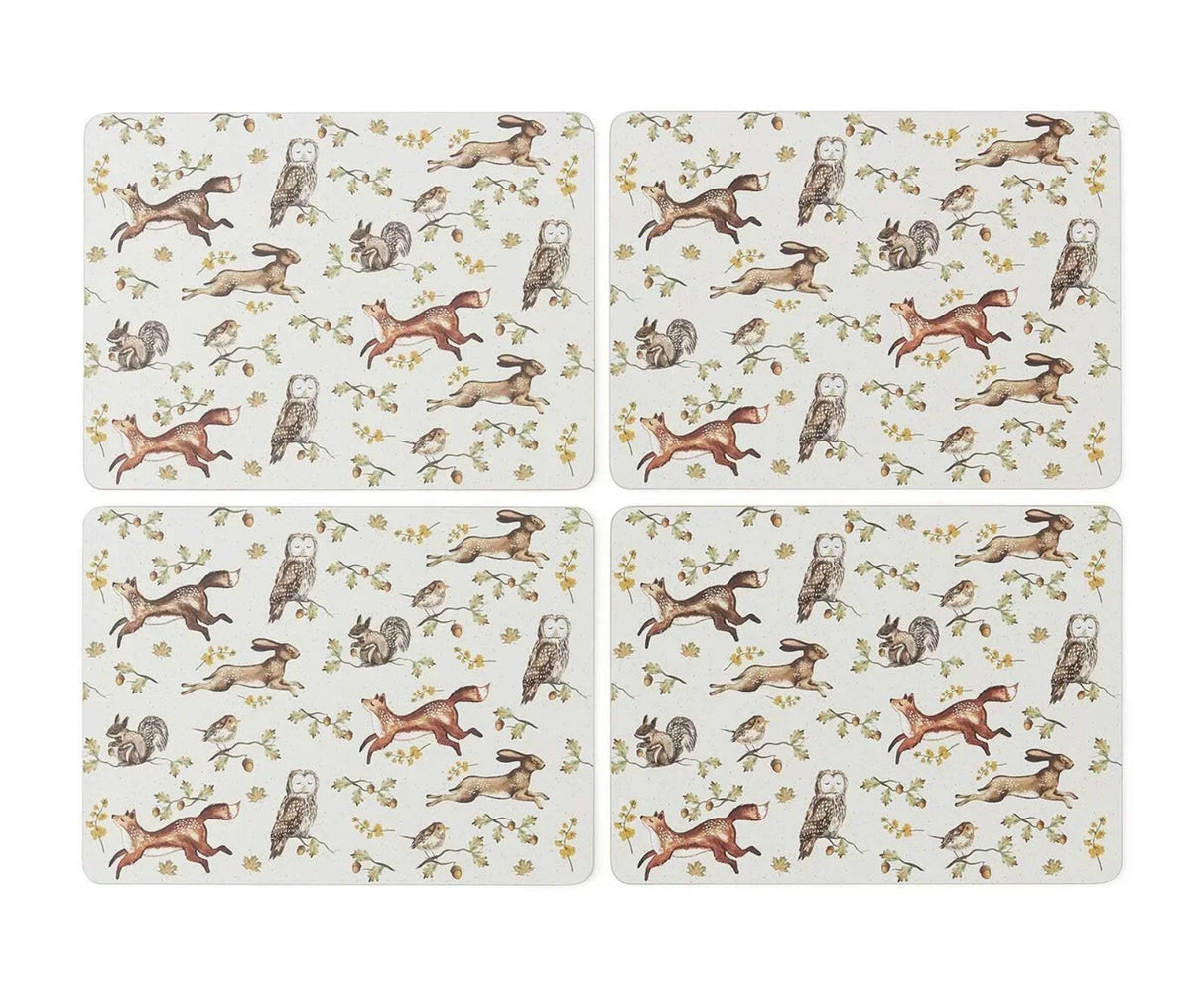 Cooksmart Forest Fable Set of 4 Placemats