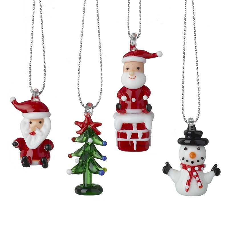Heaven Sends Coloured Glass Christmas Hangers