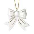 Heaven Sends White And Gold Hanging Bow