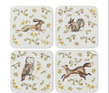 Cooksmart Forest Fable Set of 4 Coasters