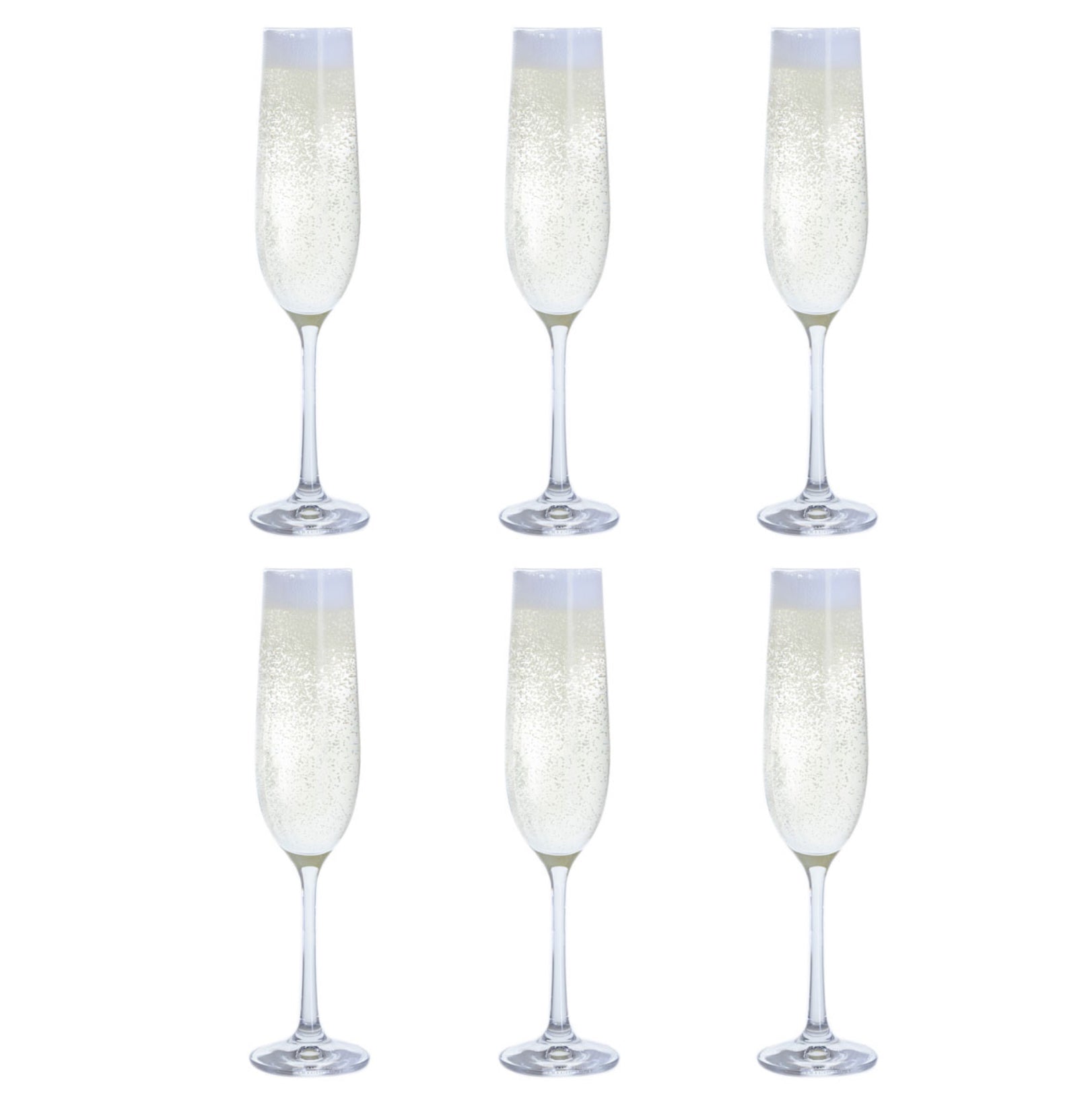 Dartington Crystal Wine and Dine Flutes Set of 6