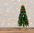 Floralsilk Felt Tree with Baubles 31cm