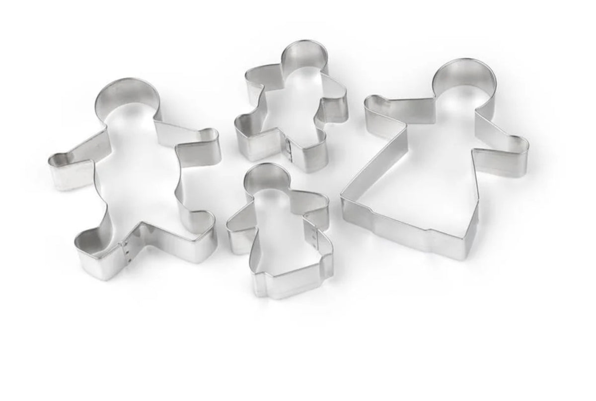 Tala Cookie Cutters Gingerbread Family Set
