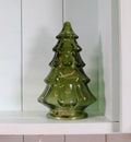 Glass Light Up Nordic Christmas Tree Green
