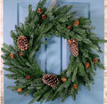 Real Touch Fraser Fir & PineCones 76cm Wreath