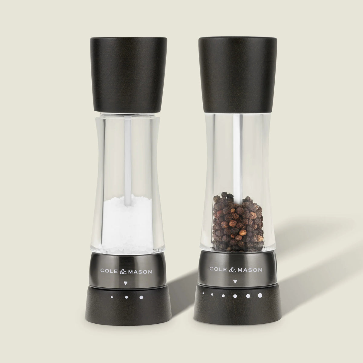 Cole and Mason Derwent Grind Select Gift Set Black Wood 190mm