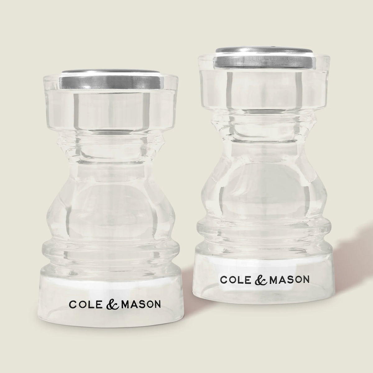 Cole and Mason London Acrylic Mini Shaker Set 86mm