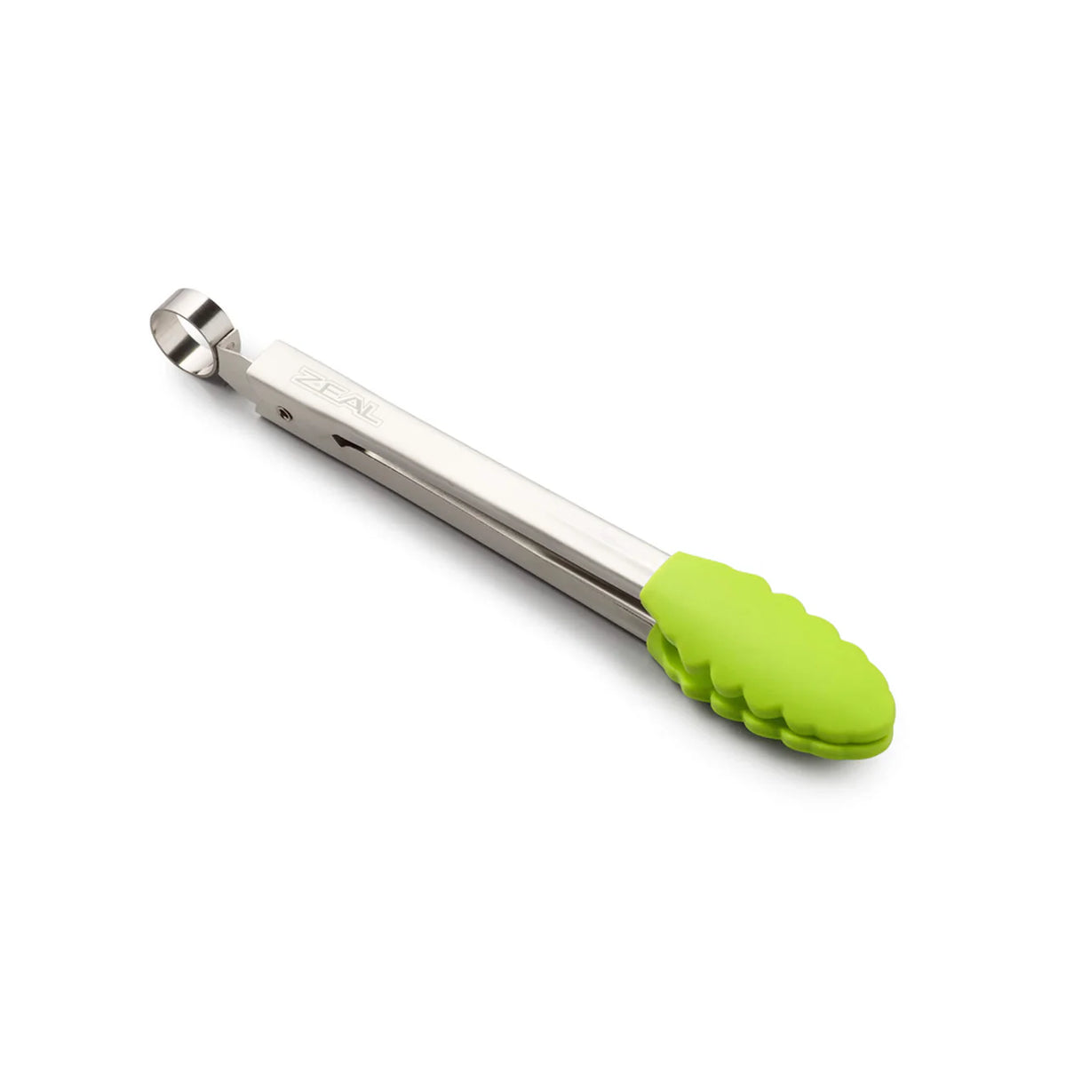 Zeal Silicone Mini Tongs, 20cm Lime