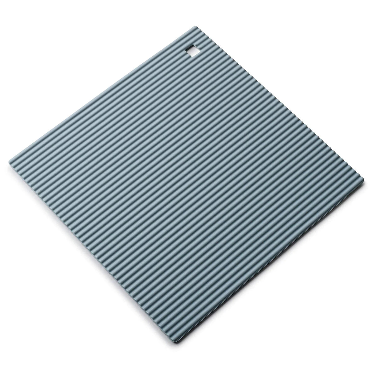 Zeal Silicone Trivet Square Hot Mat Duck Egg Blue 22cm