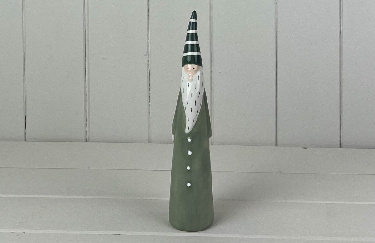 Light Green/White Ceramic Gonk Decoration
