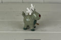 Light Green/White Ceramic Hanging Reindeer Decoration