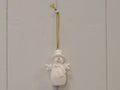 White Ceramic Hanging Snowman