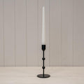 Large Black Metal Single Candle Stick