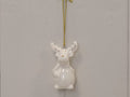 White Ceramic Hanging Reindeer