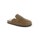 Ella Bambi Memory Foam Moccasin Slippers Mocha Size 4